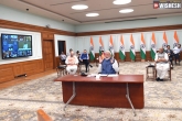 Narendra Modi latest, Narendra Modi video conference, lockdown to be lifted in stages says narendra modi, Lift