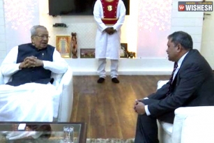 Nimmagadda Ramesh Kumar Meets The Governor About His Reappointment