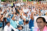 Chandrababu Naidu, Telangana employees, now it s turn for employees to protest on kcr, Telangana employees