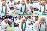 yoga asanas, International Yoga Day, pm modi participates in yoga event at chandigarh, International yoga day