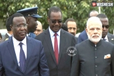 Narendra Modi, Nation tour, pm modi signs mous with kenyan president, Kenyan president