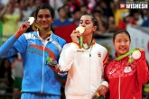 Olympics, Carolina Marin, rio olympics p v sindhu settles to silver carolina marin wins gold medal, Silver