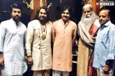 Amitabh Bachchan, Amitabh Bachchan, pawan kalyan ram charan on the sets of sye raa, Sye raa
