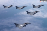 Indian Air Force, Rafale jets, rajnath singh welcomes rafales at ambala airbase, Rafale jets