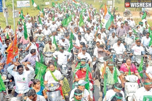 Huge Rally Across Amaravati Against Three Capitals