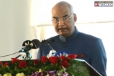 Ram Nath Kovind new, Ram Nath Kovind, president ram nath kovind stops speech midway in amaravathi, Kovind