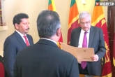 Sri Lanka, Ranil Wickremesinghe news, ranil wickremesinghe takes oath as acting president, Crisis