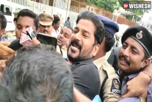 Revanth Reddy Booked For Obstructing Cops