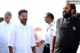 Medigadda Barrage visit, Medigadda Barrage visit, revanth reddy leads delegation to take stock of medigadda barrage, Stock