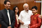 PM Modi, PM Modi, 10 year old nri donates prize money to army welfare, Raj kumar