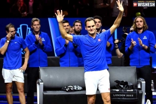 A Teary Farewell For Roger Federer