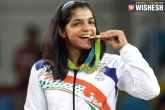 Sakshi Malik, Delhi, sakshi malik gets grand welcome in delhi, Bronze medal