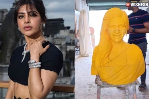 Fan Builds Temple for Samantha