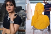 Samantha temple clicks, Samantha breaking news, fan builds temple for samantha, Tollywood news