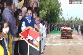 Colonel Santosh Babu last rites, Colonel Santosh Babu last rites, santosh babu s last rites held with state honors, Indian army