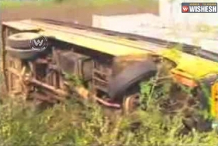 School bus accident at Nellore
