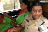 Telangana cops, Telangana cops, sharmila sent to jail for 14 days, Telangana cops