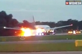 plane caught fire, Flight SQ368, singapore airlines plane catch fire no casualties, Catch