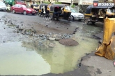 Hyderabad, road accident, software professional run over by car succumbed to injuries, Potholes