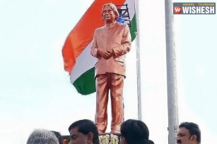 Statue of late Indian President Dr. A P J Abdul Kalam unveiled in Rameswaram