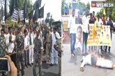 Protest, Special AP Status, tdp activists protest against rahul gandhi in vijayawada guntur, Guntur