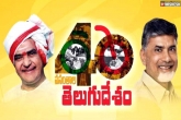 TDP new updates, TDP completes 40 years, tdp completes 40 years in telugu politics, Tdp