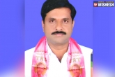 TRS Leader Killed In Road Accident, TRS Leader Killed In Road Accident, trs leader dubbaka sathish reddy dies in road accident at narketpally, Dubbaka narsimha reddy