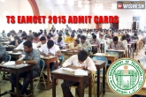 hall ticket, careers, ts eamcet 2015 admit cards, Eamcet 2015