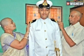 TTD, Navy Job, ttd worker s son makes tirupati proud, Hitesh chowdary