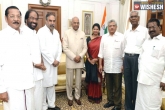 DMK, Congress, tn opposition parties meet prez kovind demand floor test in assembly, Aiadmk