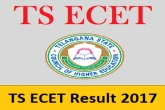ECET Results 2017, ECET Results, telangana ecet results to be declared today, I cet