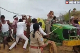 Telangana forest officer viral video, Telangana forest officer viral video, telangana forest officer assaulted by brothers of trs mla, Brothers