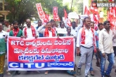Telangana government, Telangana government, telangana government not bothered about tsrtc employees, Bot