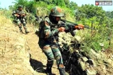 Pakistan terrorists, India Pak border fight, 4 personnel and 3 terrorists killed in a gunfight in kashmir, Kashmir