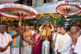 Chandrababu Naidu, police, tirumala brahmotsavams begins ap cm presents silk clothes to the lord, Lord
