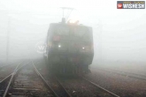 train delay, dense fog in Delhi, 3 trains canceled 81 trains delayed due to dense fog in delhi, Weather condition