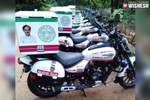 KTR Tweets First Glimpse Of Two-Wheeler Ambulance Prototype