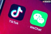 China, WeChat and TikTok banned, usa bans wechat and tiktok from sunday, China