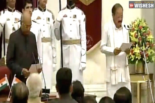 Venkaiah Naidu Takes Oath As 13th Vice Prez Of India