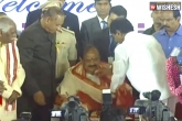 Vice President of India, Venkaiah Naidu At Raj Bhavan, kcr honors vp venkaiah naidu with public felicitation, Venkaiah naidu