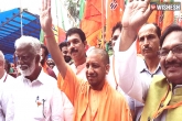 BJP President Amit Shah, Yogi Adityanath, yogi adityanath protests against cpi m for targeting bjp workers, Bjp president