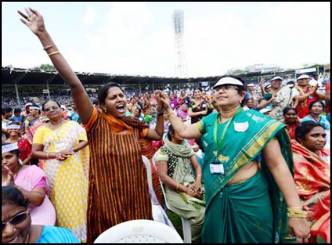 Women participated actively in the Save Andhra Program