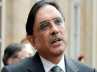 second visit of Zardari to Dubai, Pakistan President, pak prez leaves for dubai amid stand off with army, Asif