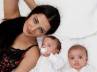 Lebanese photographer, Bollywood actress, celina jaitley with her twins, Celina jaitley