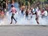 osmania university, protestors demanding separate state, heat is gaining it s intensity, Kaka