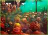 Radha Rani temple, colours, lath mar holi unity of humanity through the festival of colours, Holi songs