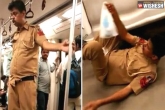 delhi train police news, Delhi news, not drunk delhi police was on medication, Drunken