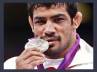 olympic wrestling results, olympic wrestling results, india doubles medals tally with silver gift from sushil london olympics 2012, Sushil kumar olympics 2012