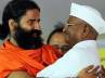 Narendra modi, Baba Ramdev, anna hazare may not attend ramdev s rally, Ramlila maidan