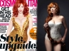 Cosmos UK, Cosmos UK, hot christina hendricks on covers of cosmo, Cover page